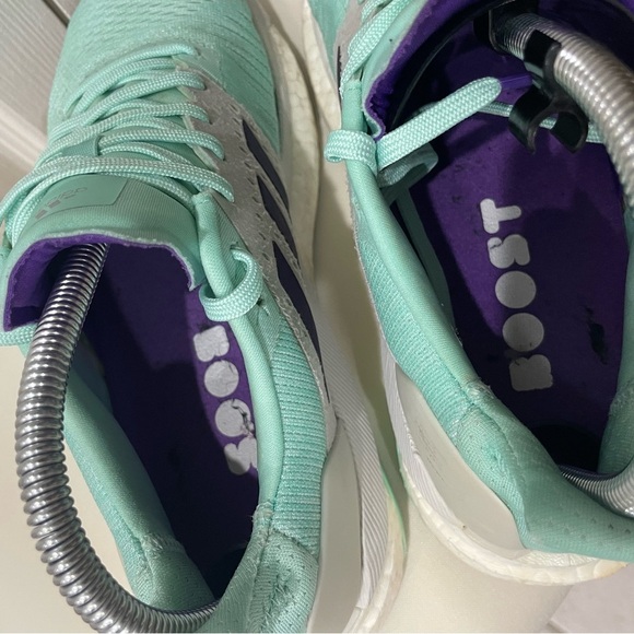 ADIDAS RUNNING SNEAKERS SOLAR GLIDE ST GREEN MINT SIZE 8.5 SPORTY GYM PILATES - Picture 12 of 17